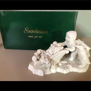Department 56 Snowbabies Wait for Me